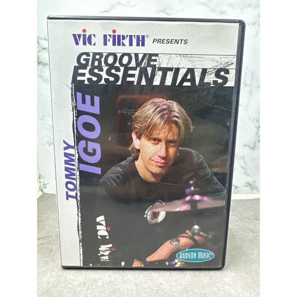 Tommy Igoe Groove Essentials DVD Vic Firth Hudson Music Drum Instructional 2004